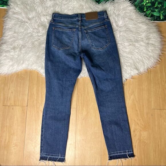 J. Crew Mercantile blue jeans distressed style casual size 25 - Picture 6 of 11